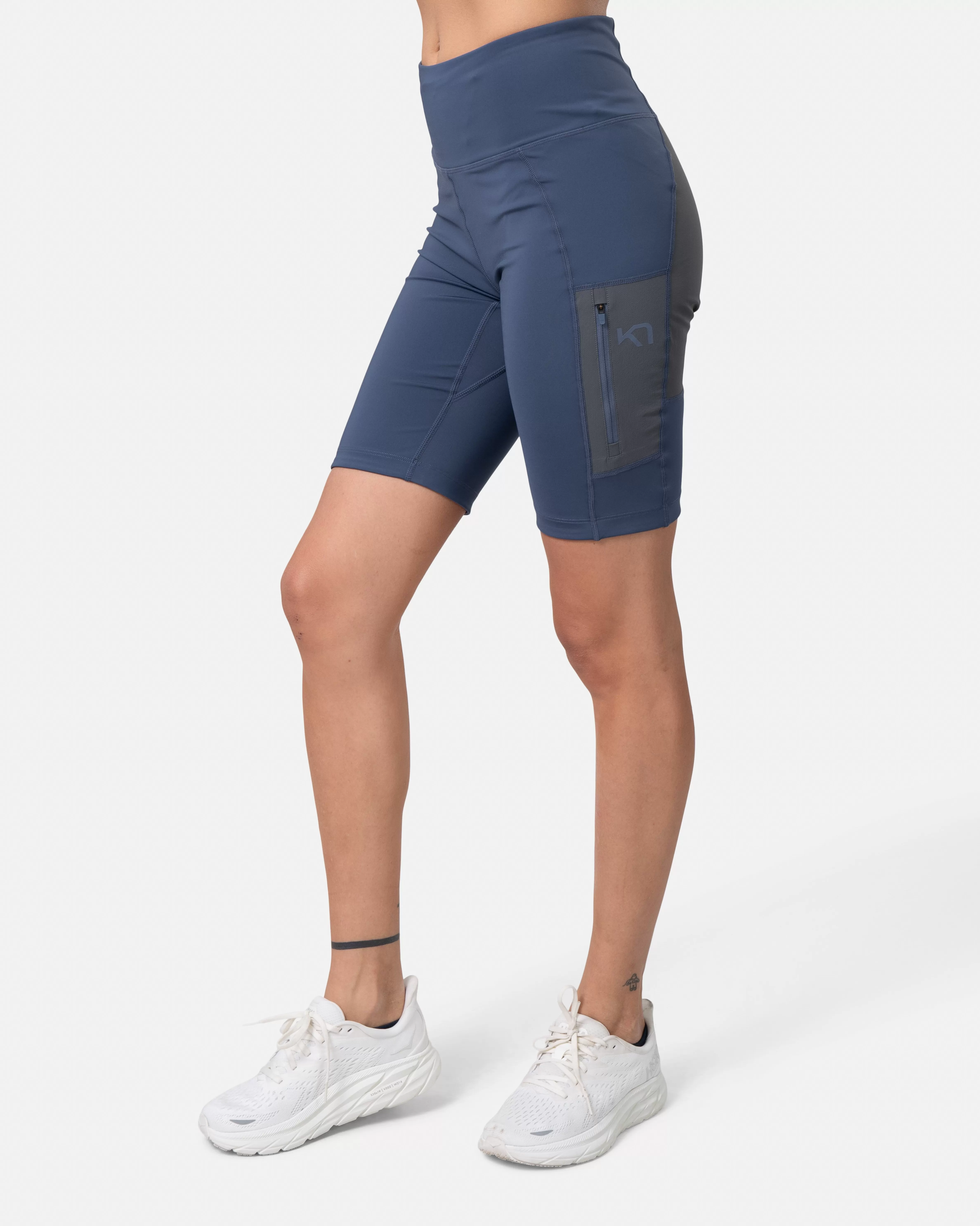 Turtightser og treningstightser | Shorts Og Skjørt>Kari Traa Ane High Waist Shorts Moon Blue