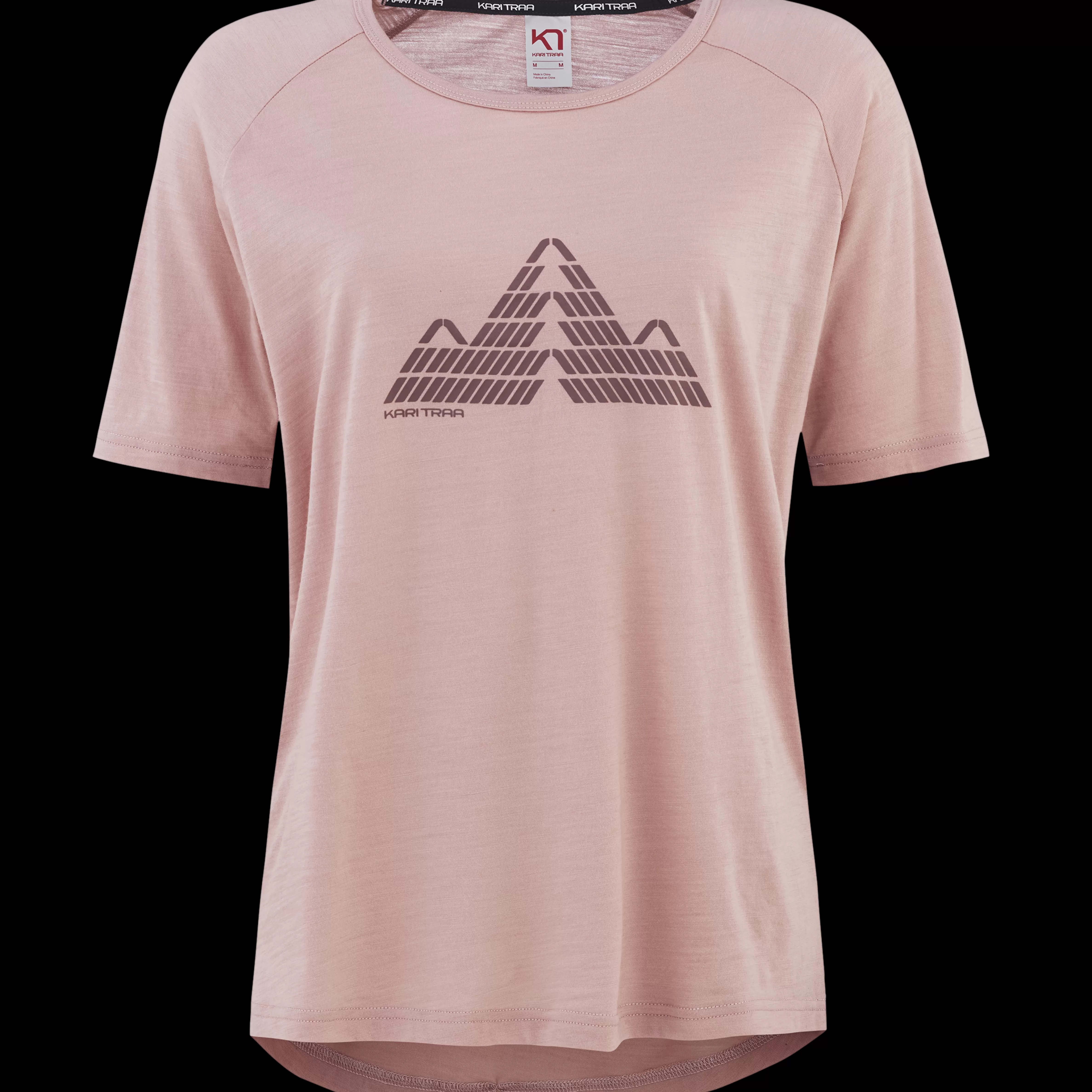 Ull t-skjorter | T-skjorter og Topper>Kari Traa Ane T-Skjorte- 50% Merino Ull Prim Pink