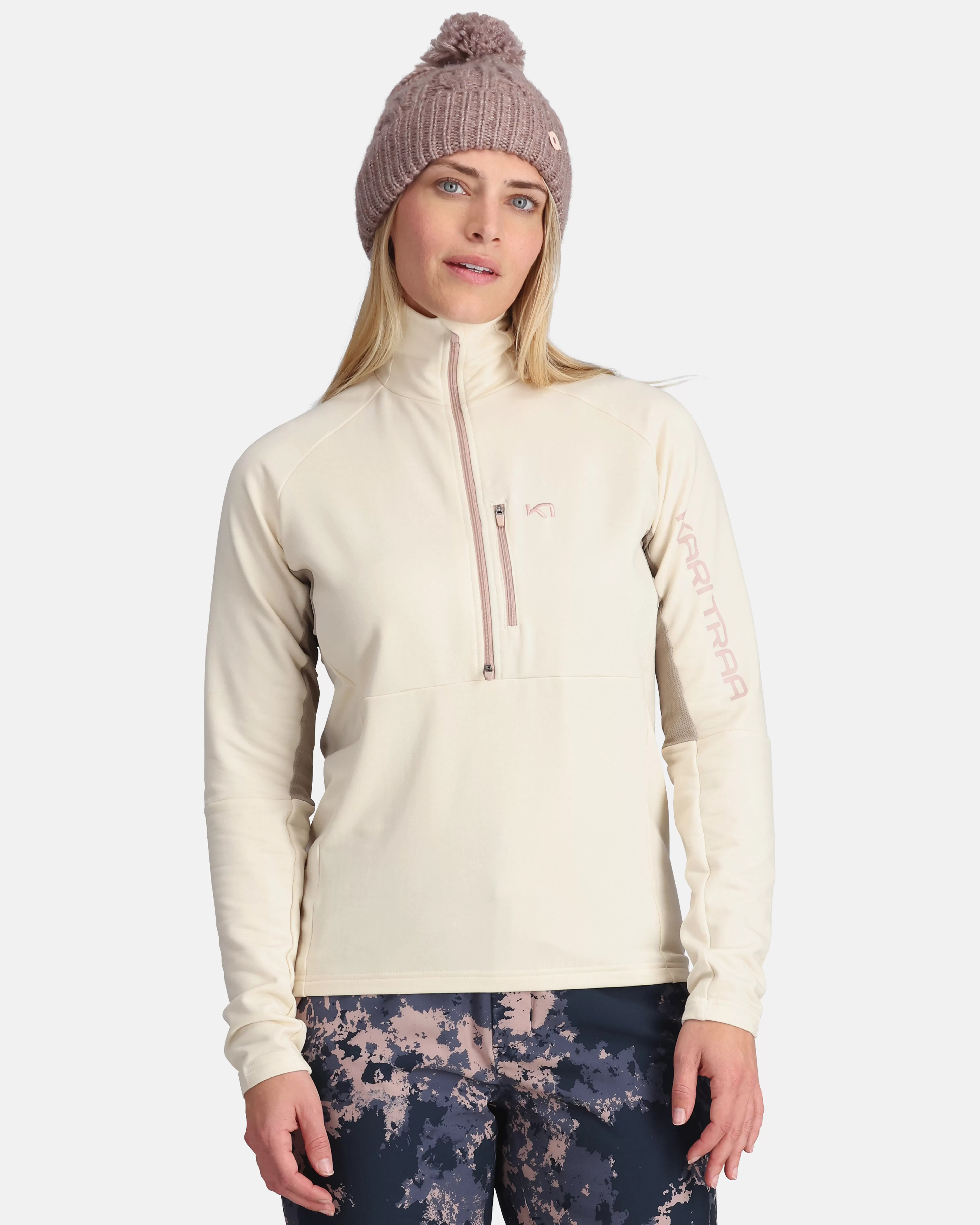 Collegegensere>Kari Traa Emma Long Sleeve Natural White