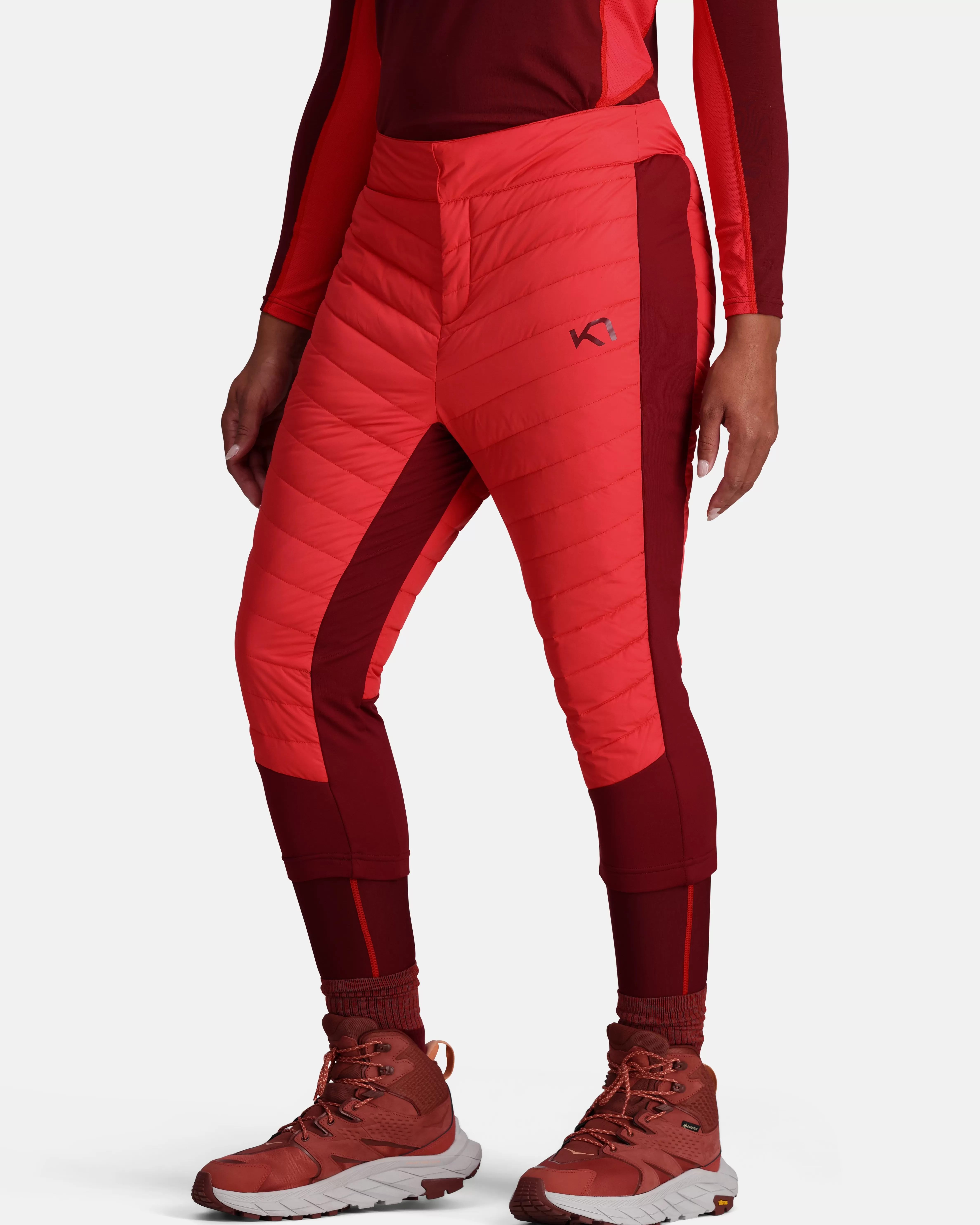 Skibukser>Kari Traa Eva High Waist Capri Heat Red