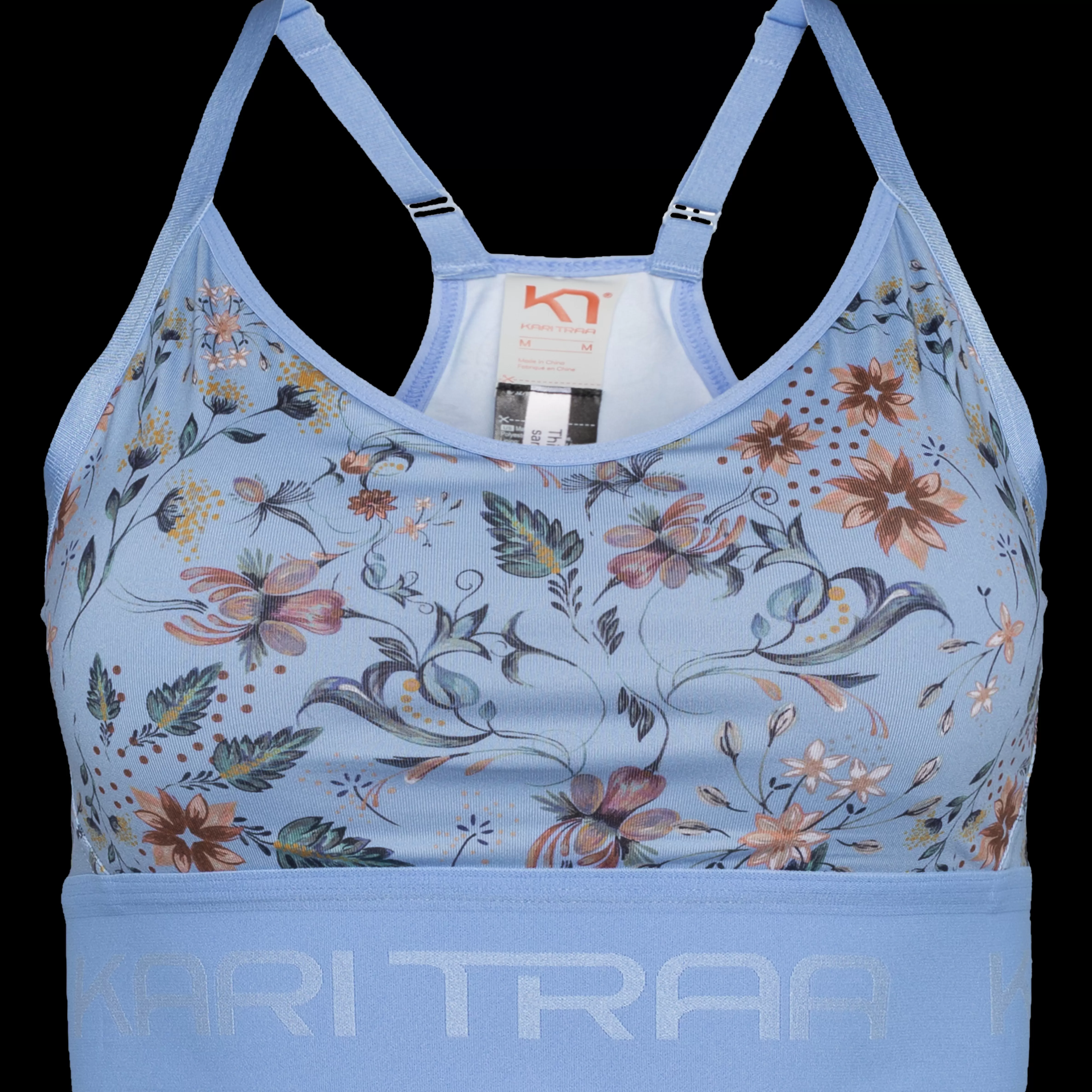 Sports-BH og Truser>Kari Traa Frøya Printed PASTEL LIGHT BLUE