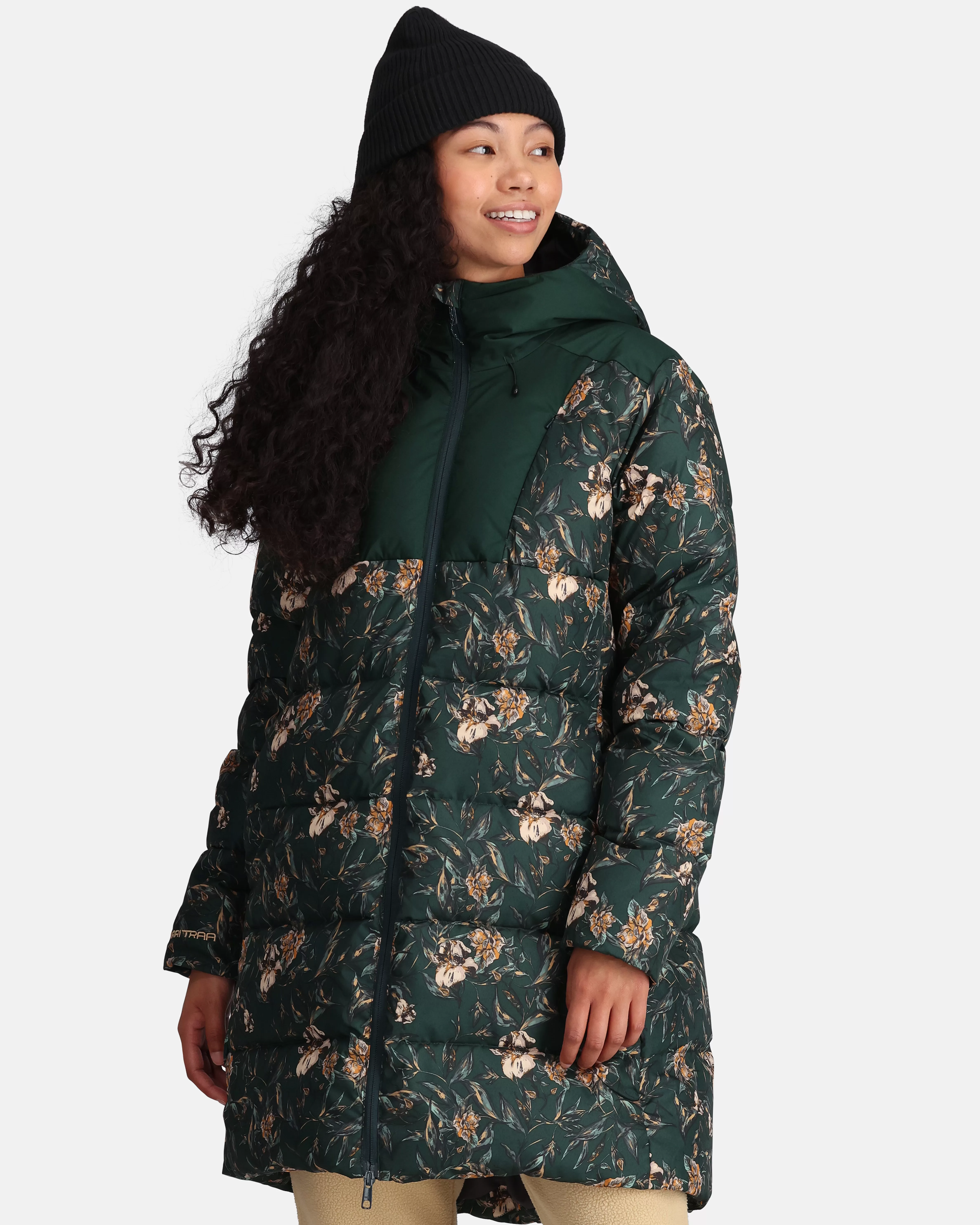 Vinterjakker og Parkas>Kari Traa Kirsten Jakke- Print Pine Green