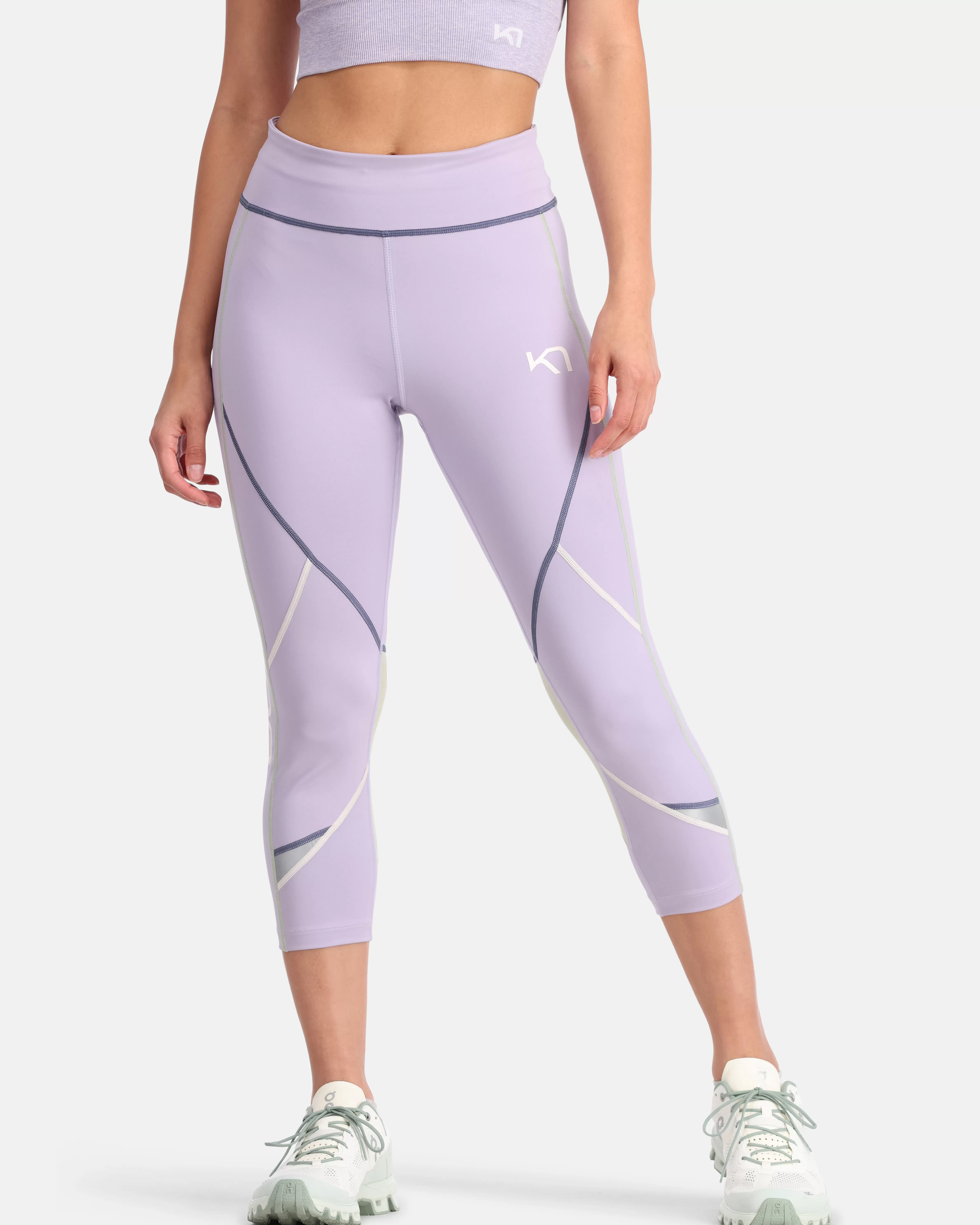 Turtightser og treningstightser>Kari Traa Louise 2.0 3/4 Tights Balmy Purple