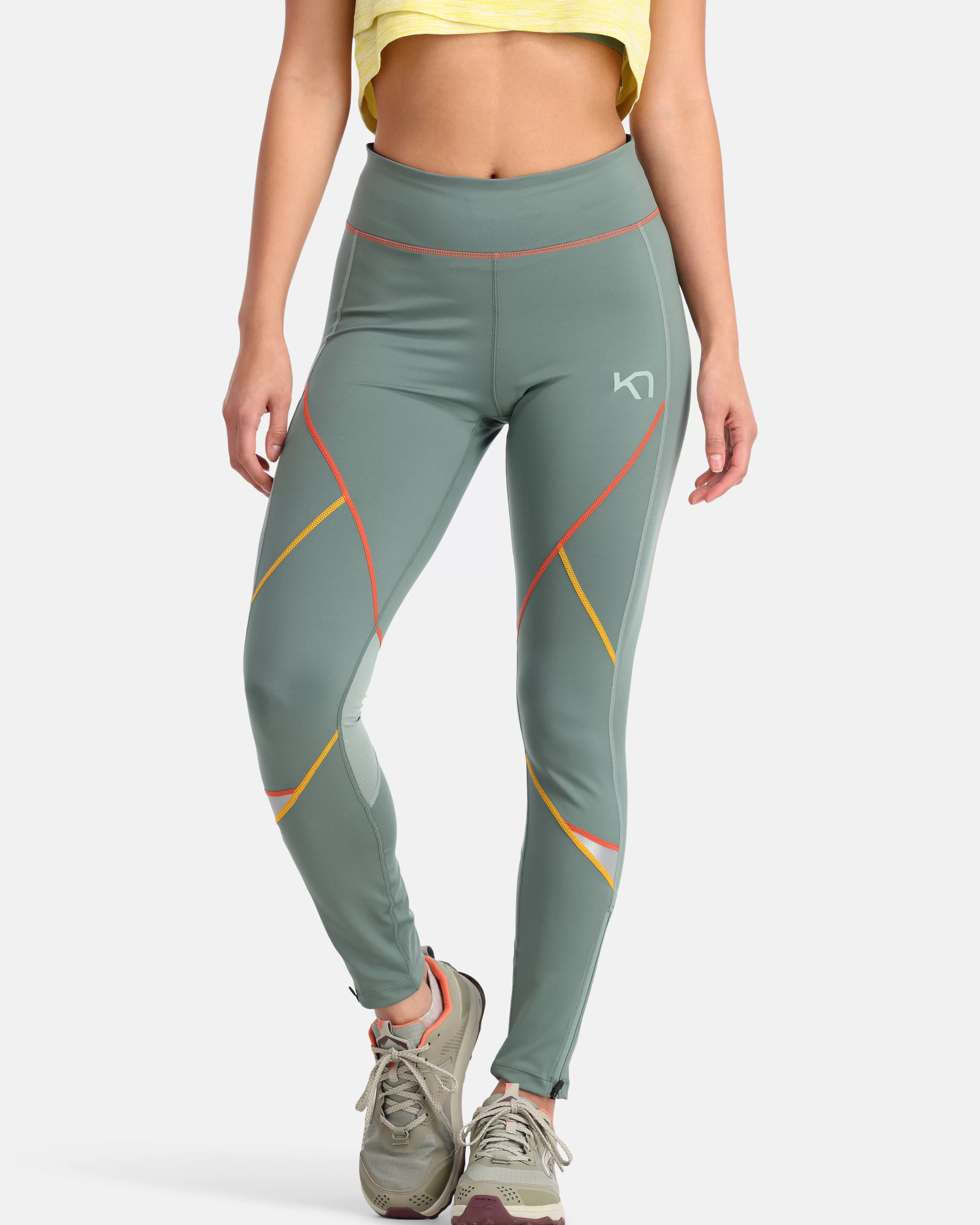 Turtightser og treningstightser>Kari Traa Louise 2.0 Tights Murk Green