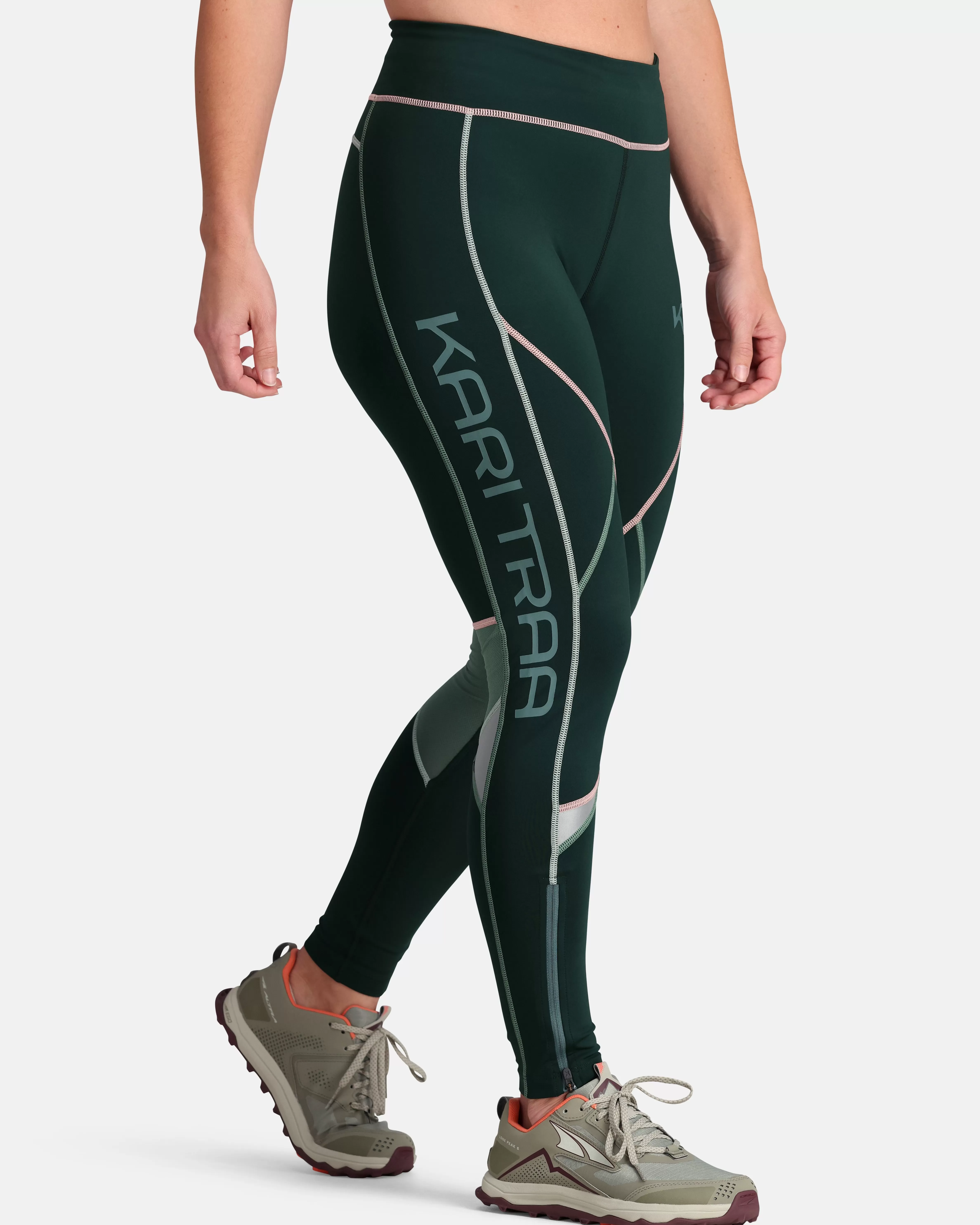 Turtightser og treningstightser>Kari Traa Louise 2.0 Tights Pine Green