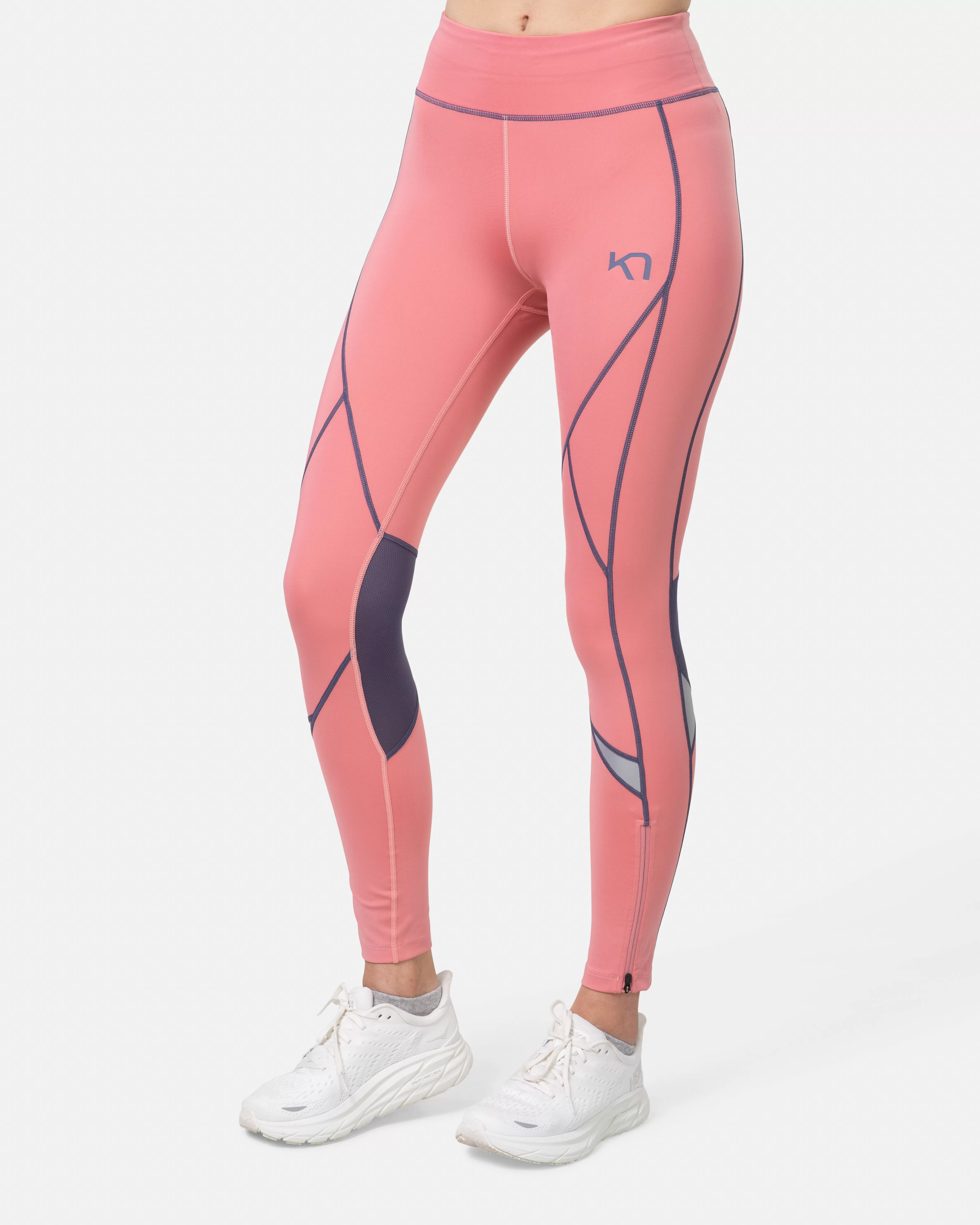 Turtightser og treningstightser>Kari Traa Louise 2.0 Tights PASTEL DUSTY PINK