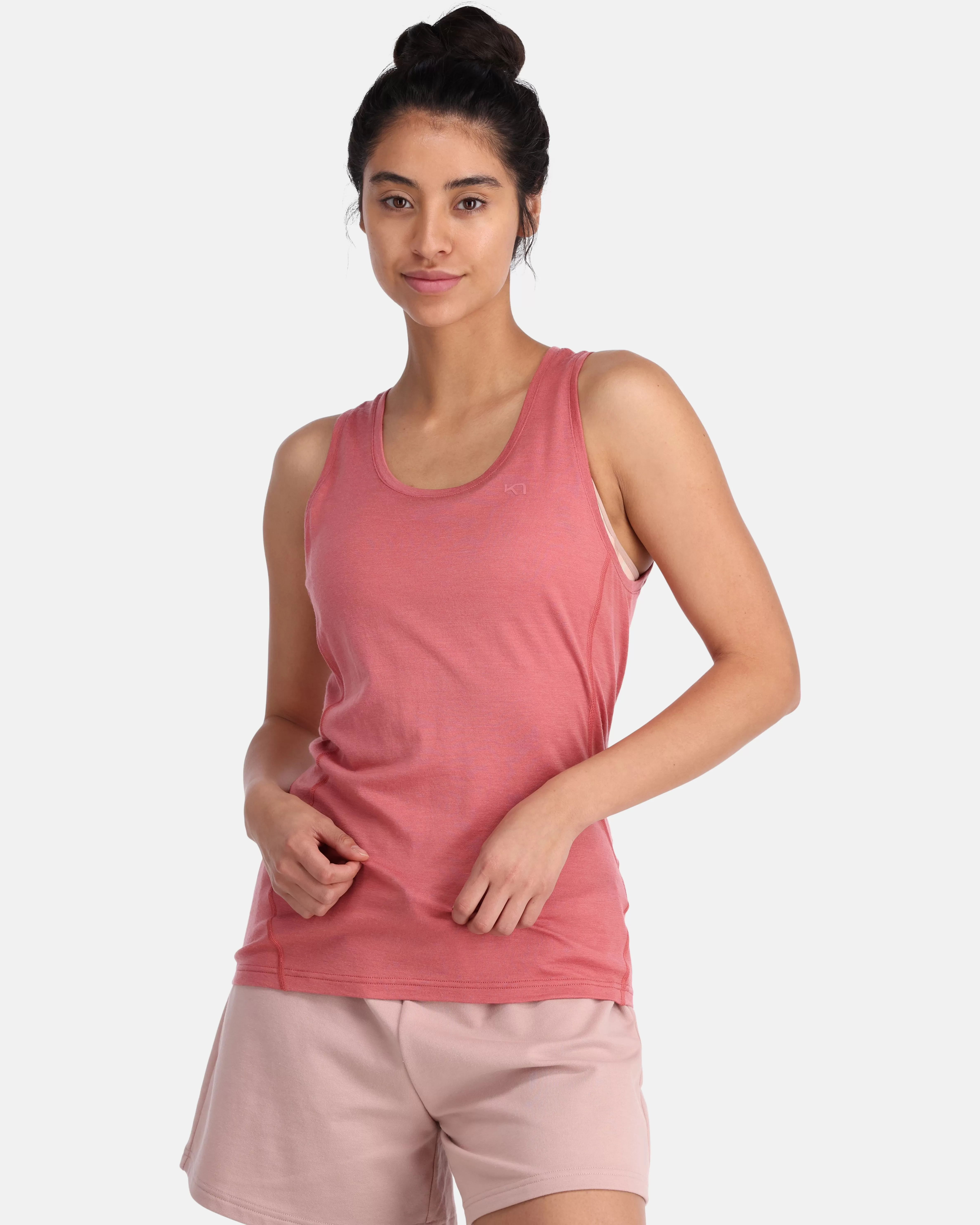 Ullsinglet | T-skjorter og Topper>Kari Traa Lucie Singlet Cedar Pink