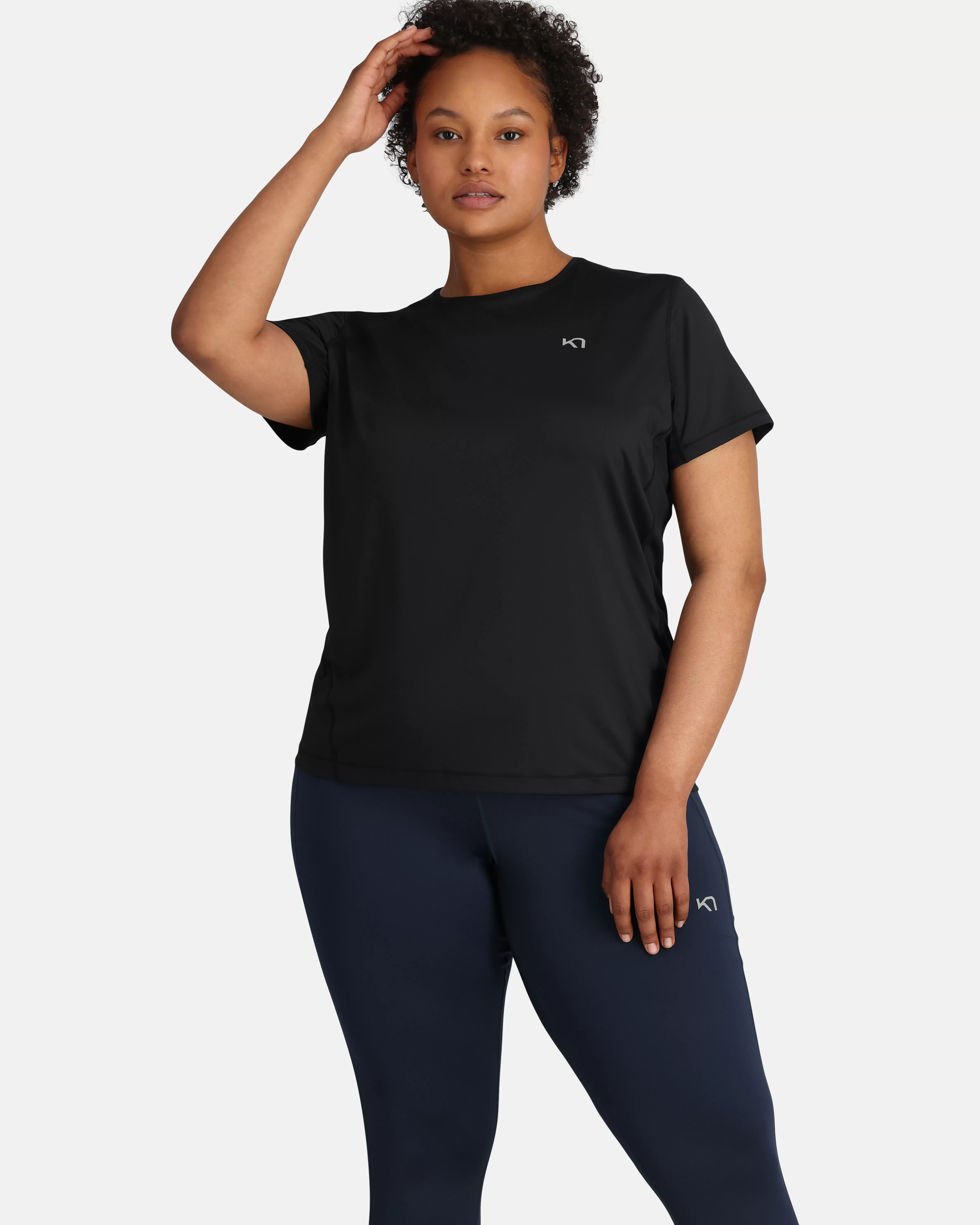 T-skjorter og Topper>Kari Traa Nora 2.0 T-Skjorte Plus Size Black