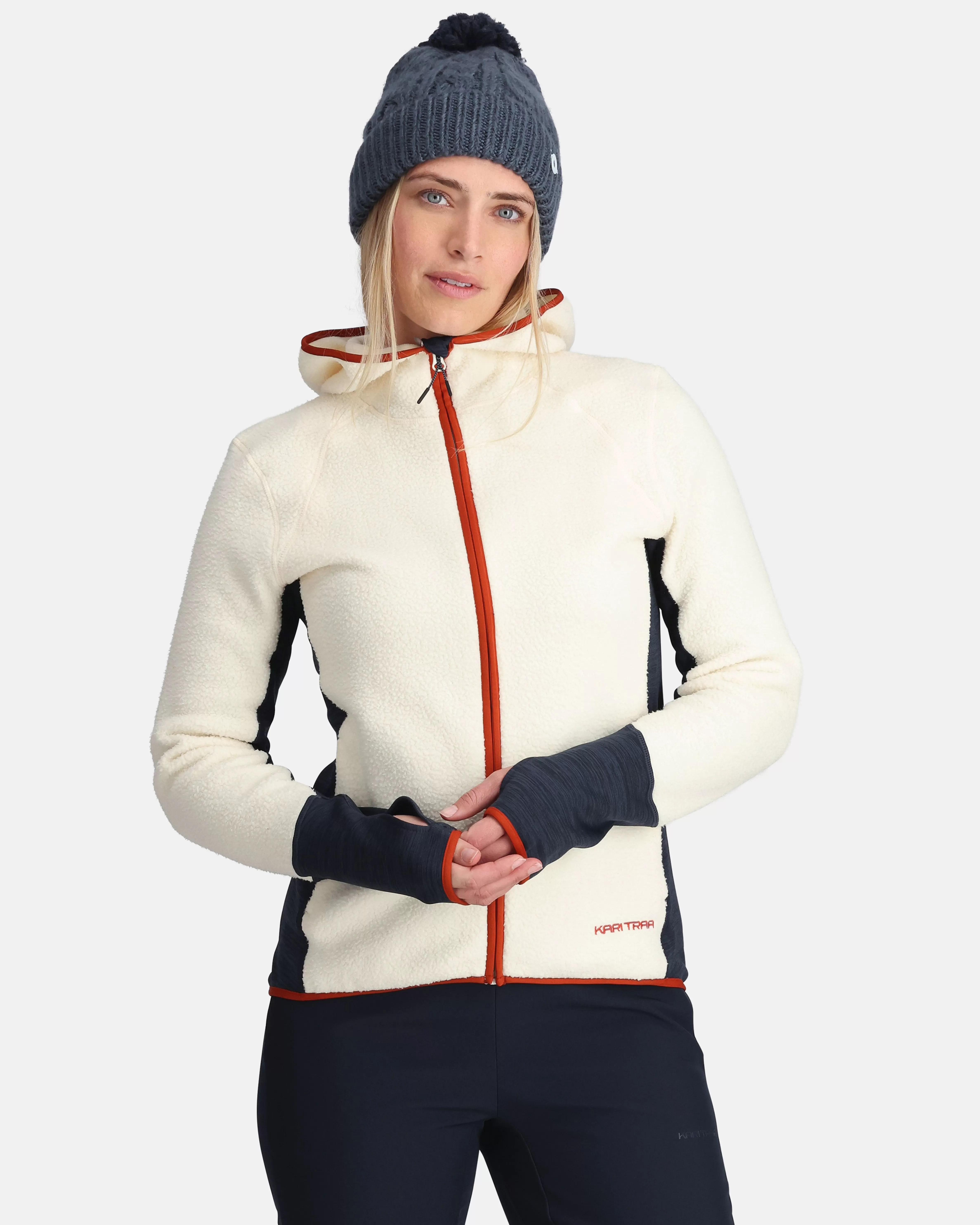 Hettegensere | Fleece>Kari Traa Ragnhild Langermet Genser Natural White