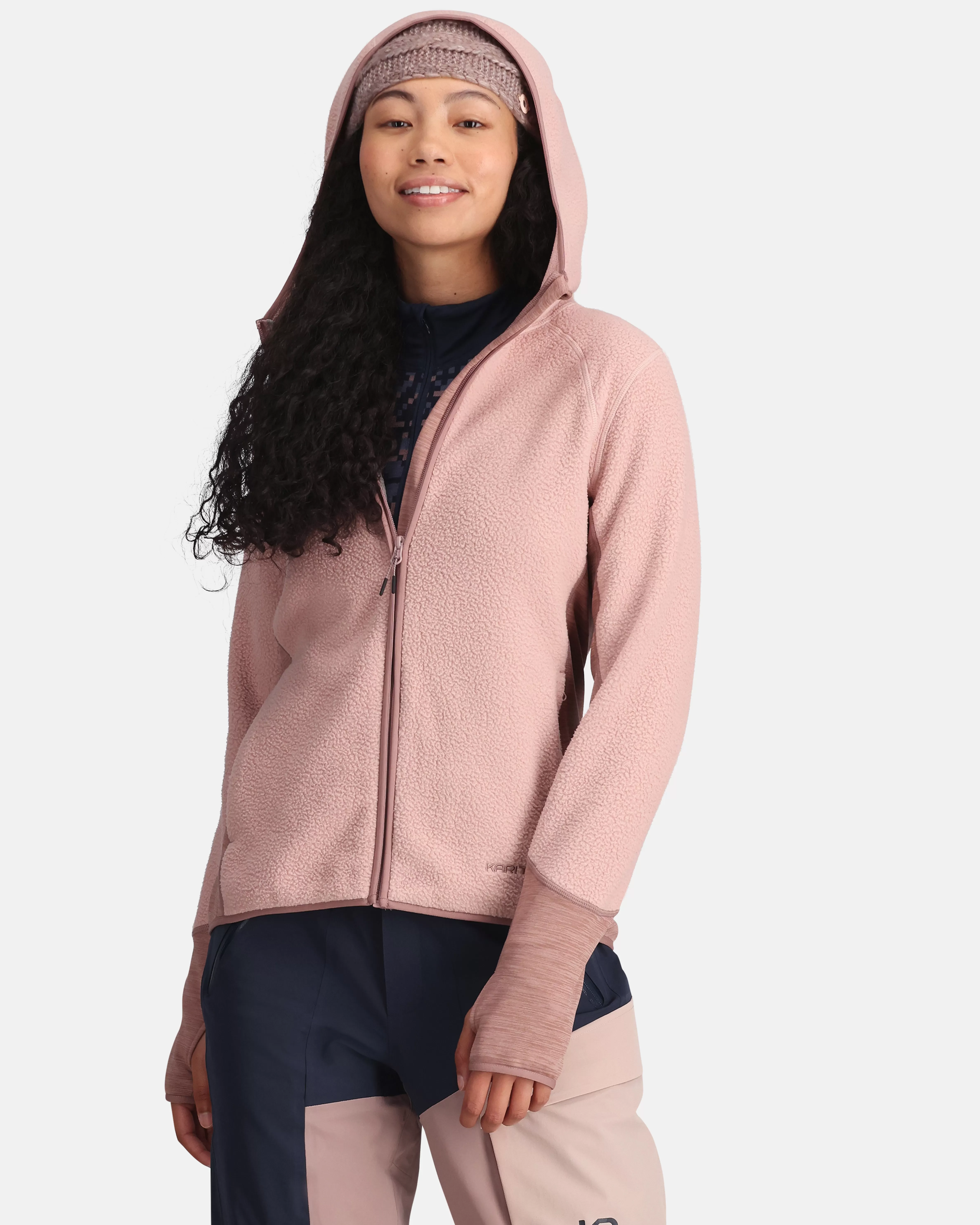 Hettegensere | Fleece>Kari Traa Ragnhild Langermet Genser Prim Pink