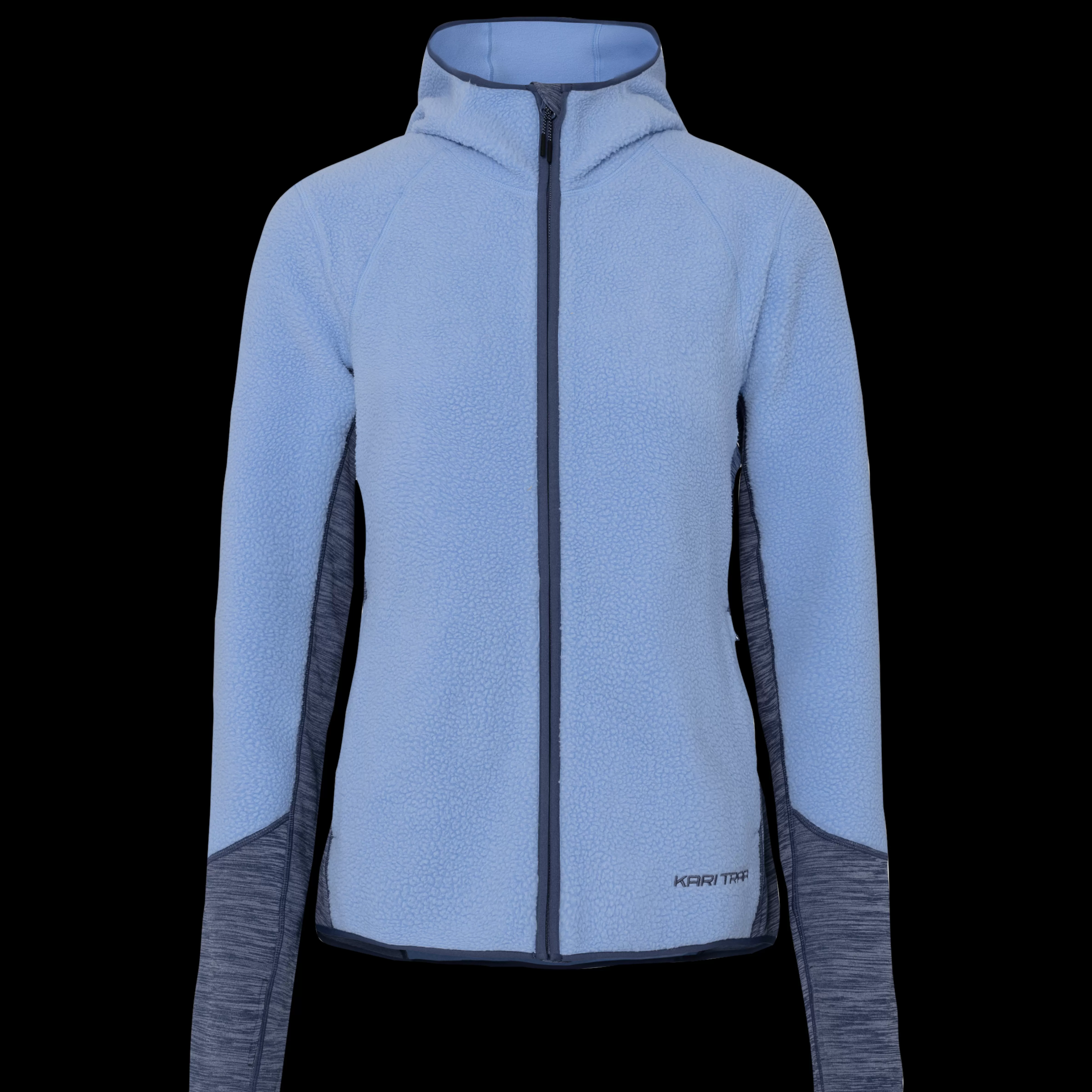 Hettegensere | Fleece>Kari Traa Ragnhild Langermet Genser Moon Blue