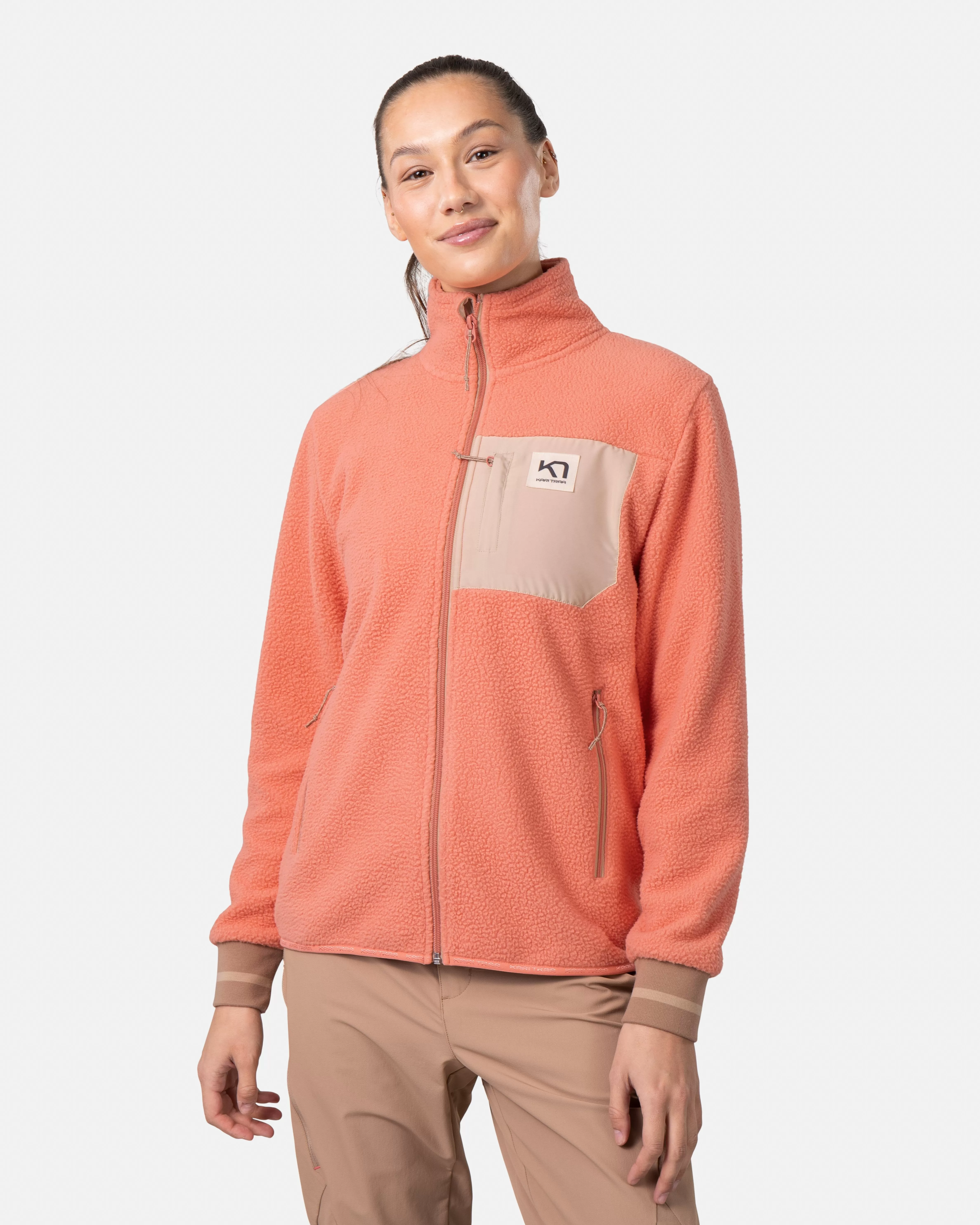 Fleece>Kari Traa Rothe Midlayer Peach