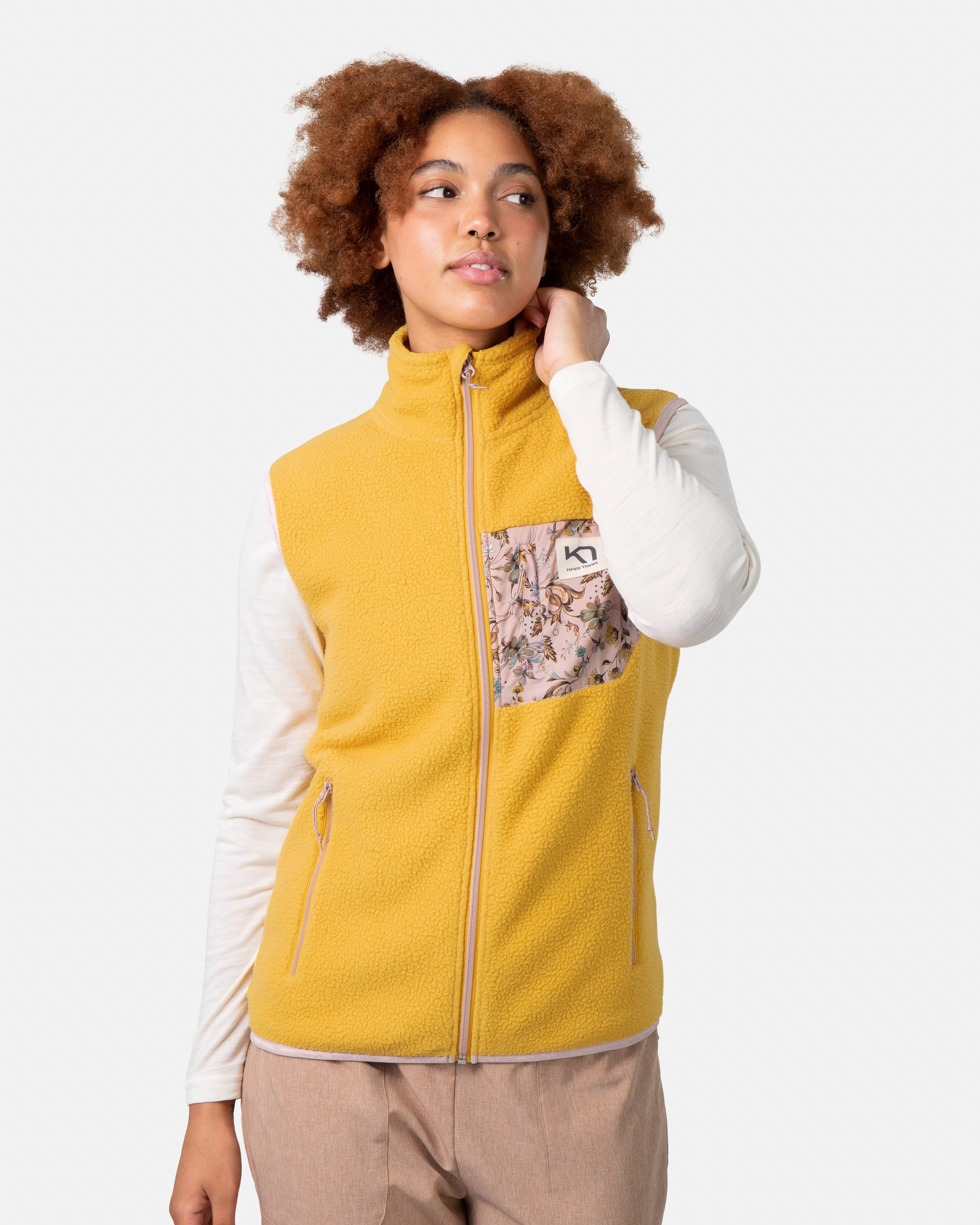 Fleece | Vester>Kari Traa Rothe Vest Juice Yellow