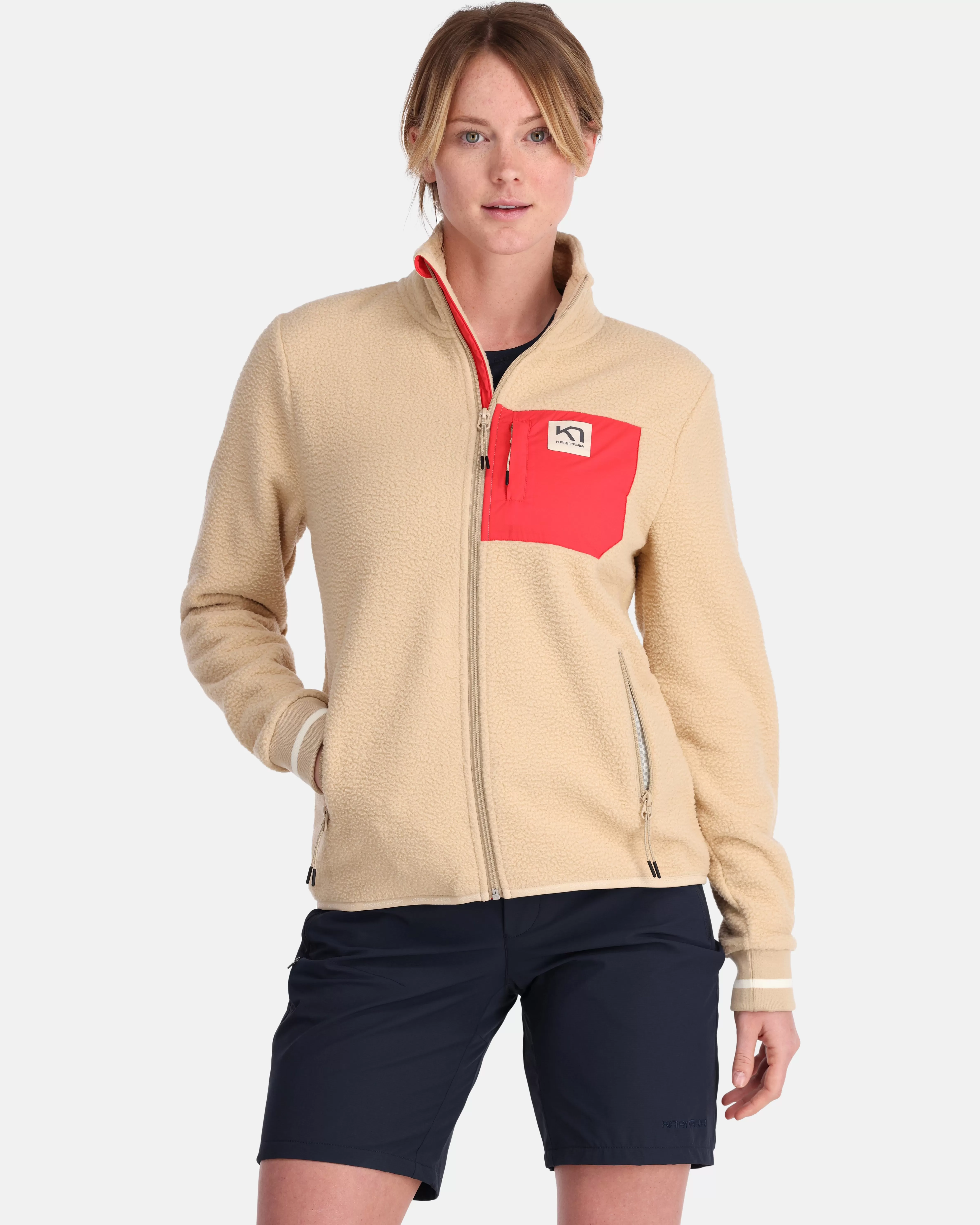 Fleece>Kari Traa Røthe Fleece Oat Beige