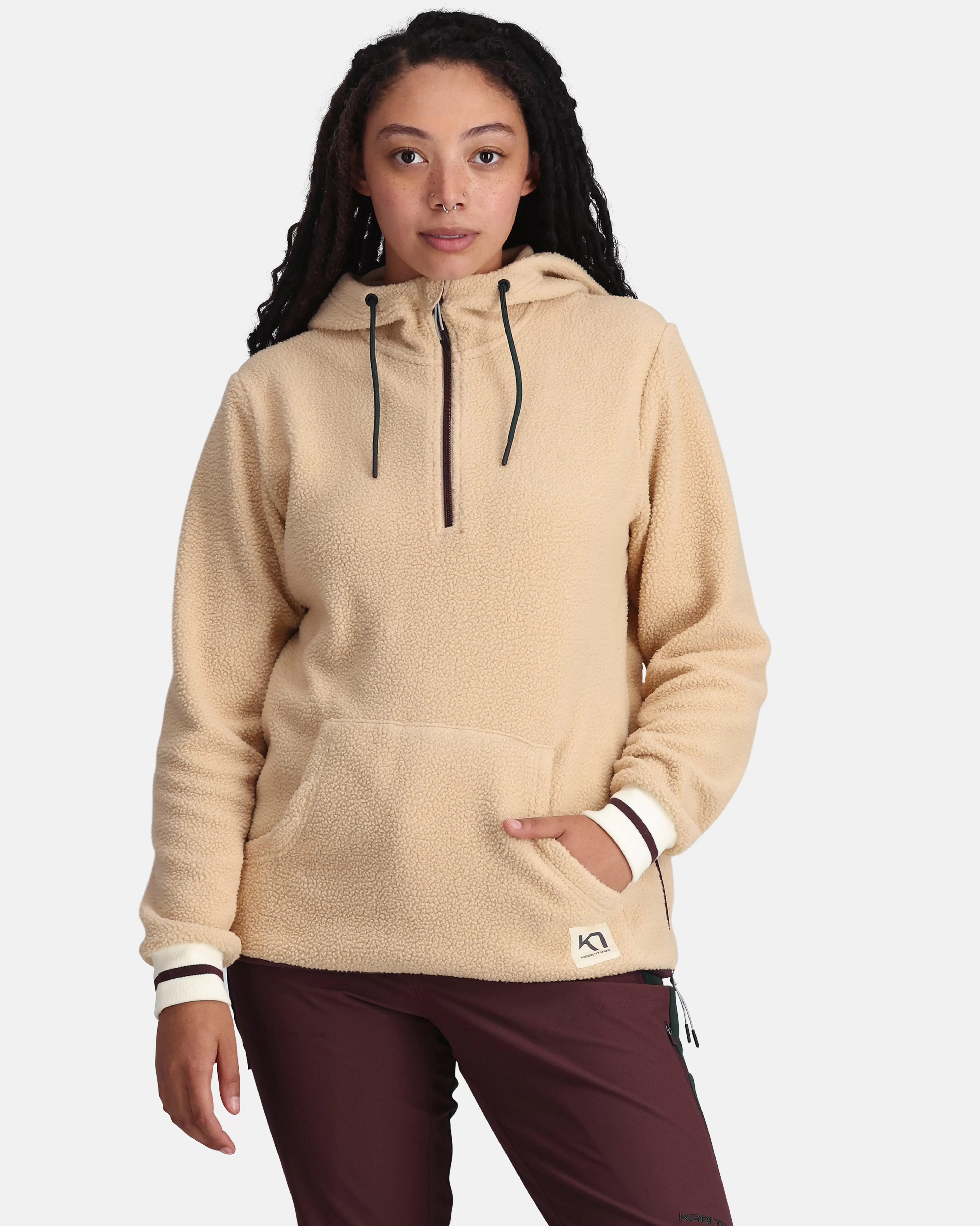 Hettegensere | Fleece>Kari Traa Røthe Fleecegenser Oat Beige