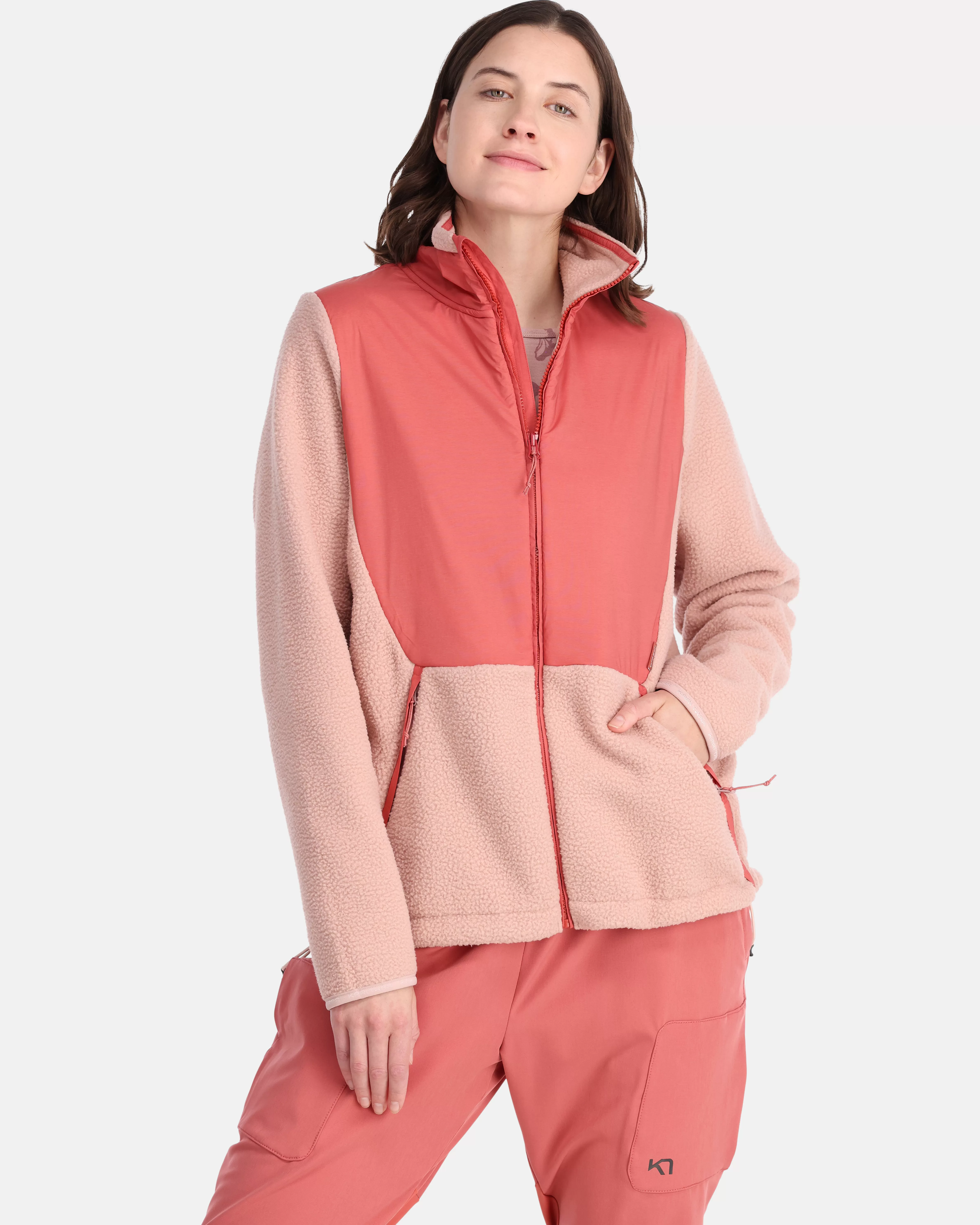 Fleece>Kari Traa Røthe Windbreaker Fleece Cedar Pink