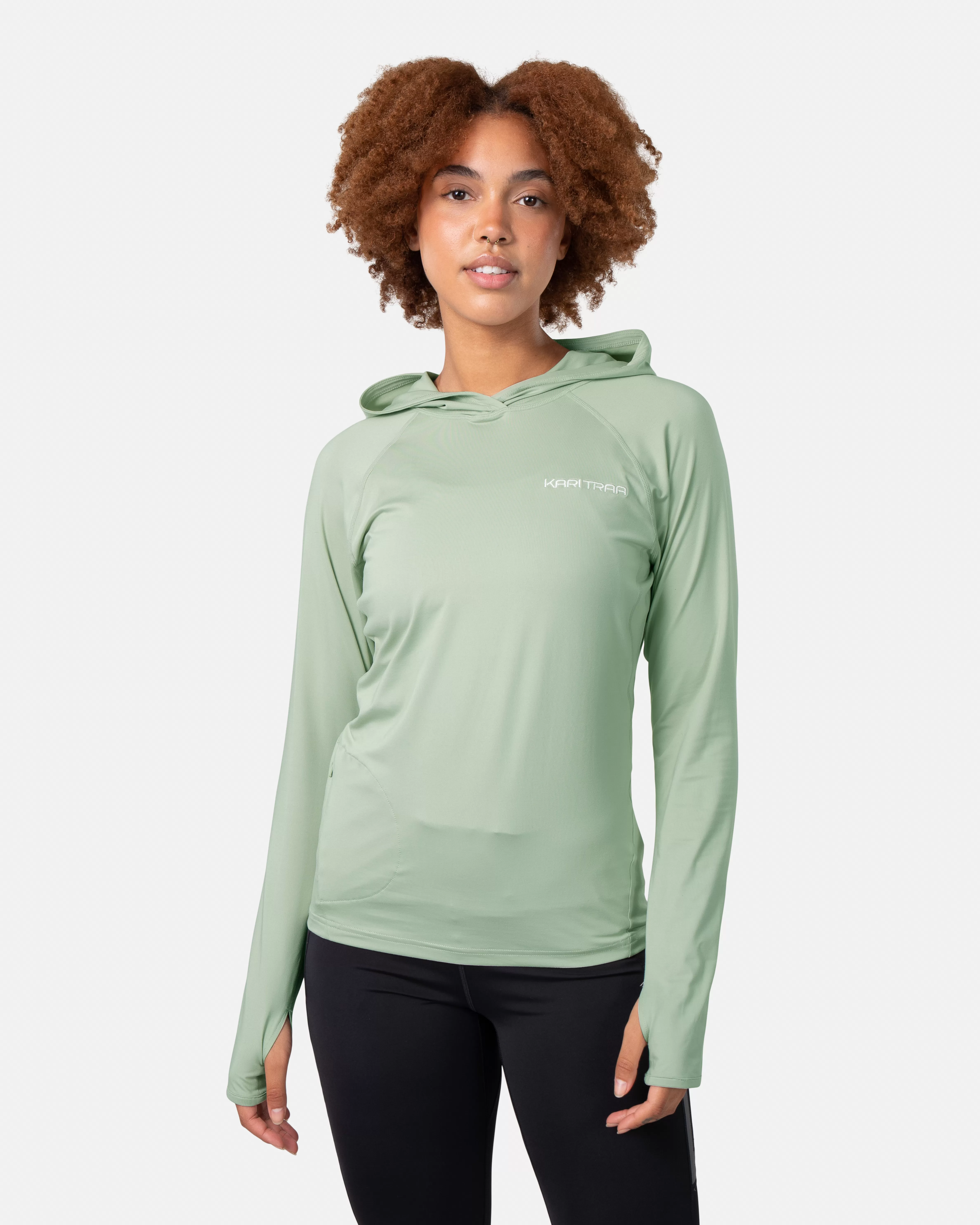 T-skjorter og Topper>Kari Traa Sanne Sunshirt Light Dusty Green