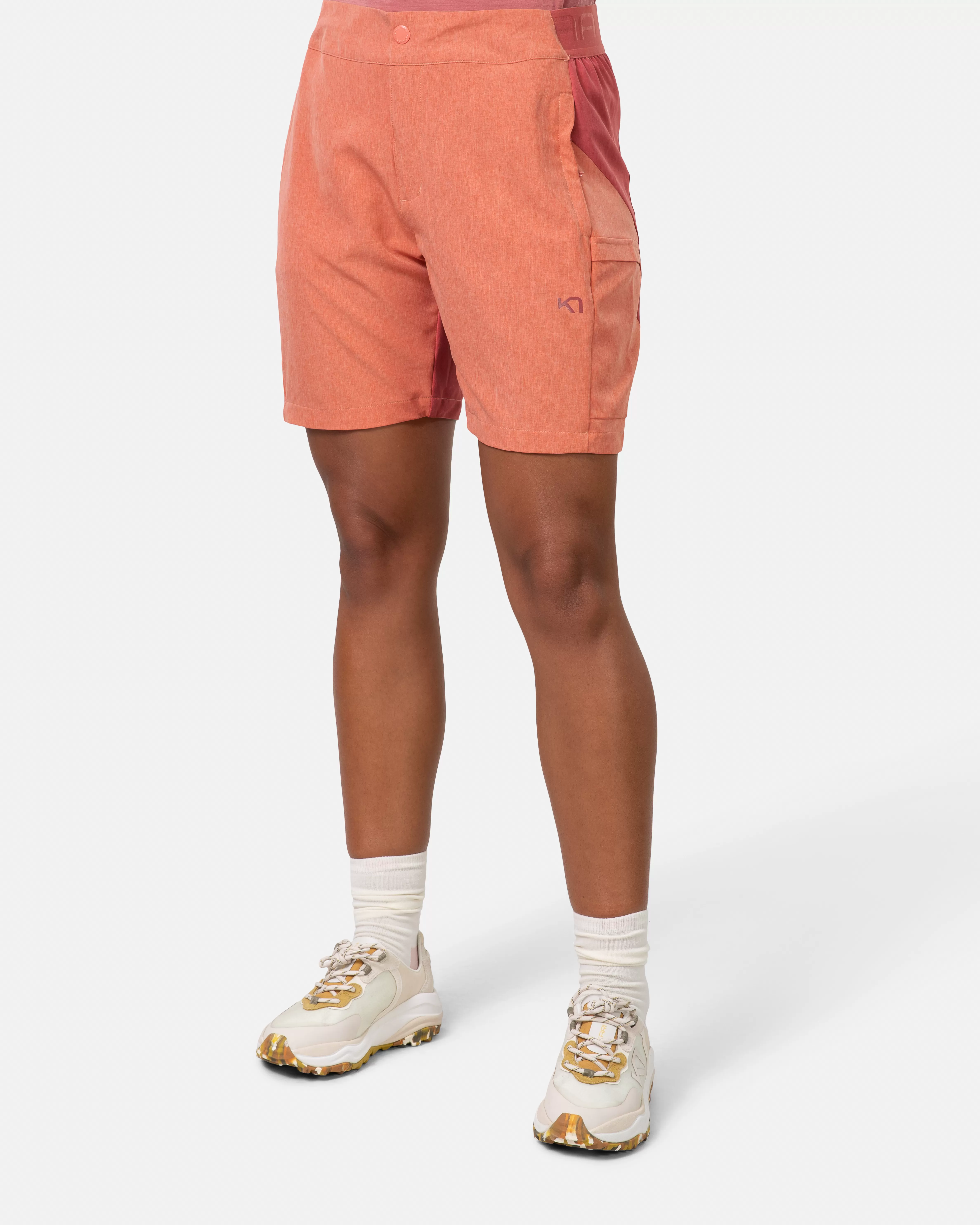 Shorts Og Skjørt>Kari Traa Sanne Trail Shorts 7in Peach