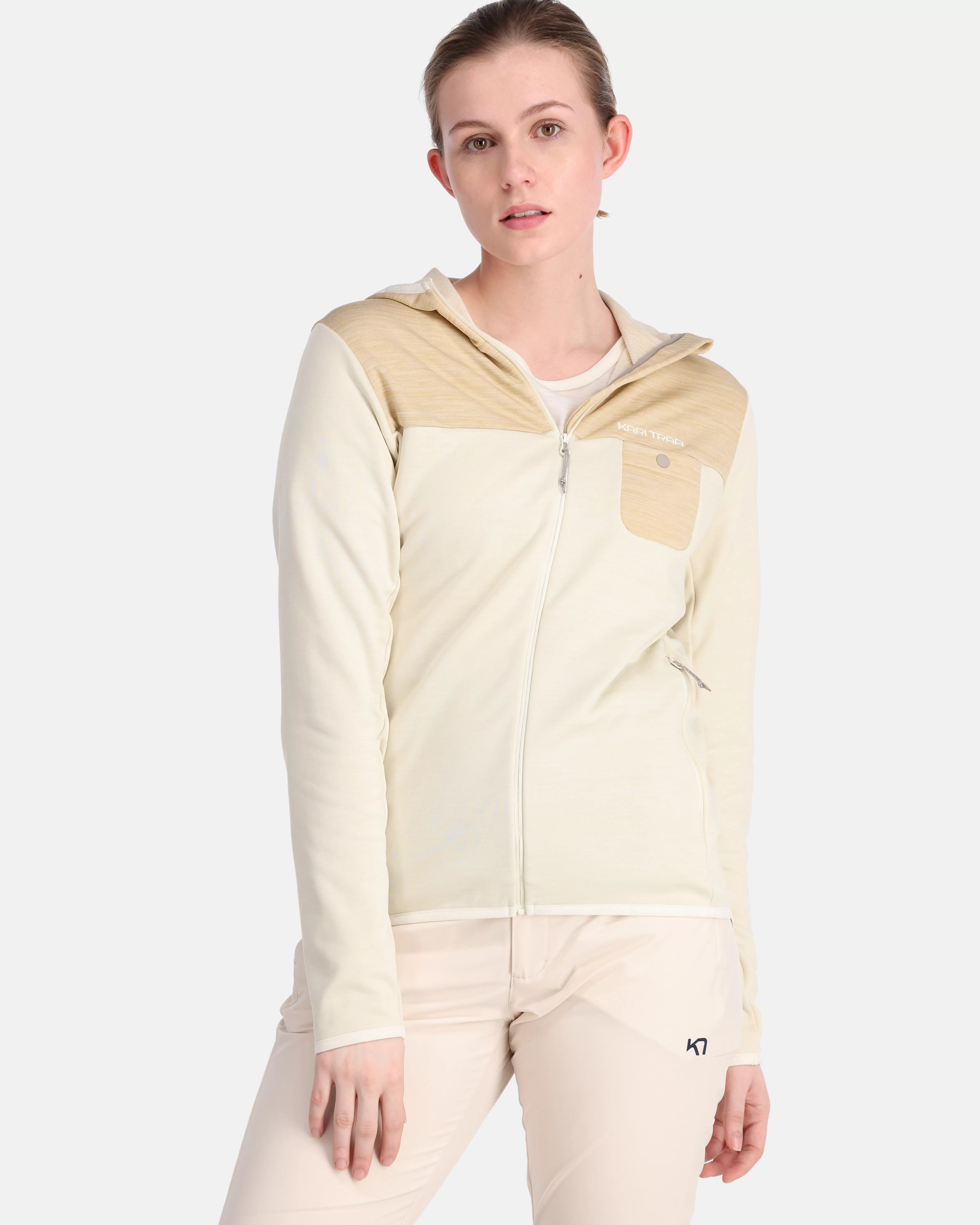 Hettegensere | Fleece>Kari Traa Sanne Tur Mellomlag Bjerk White