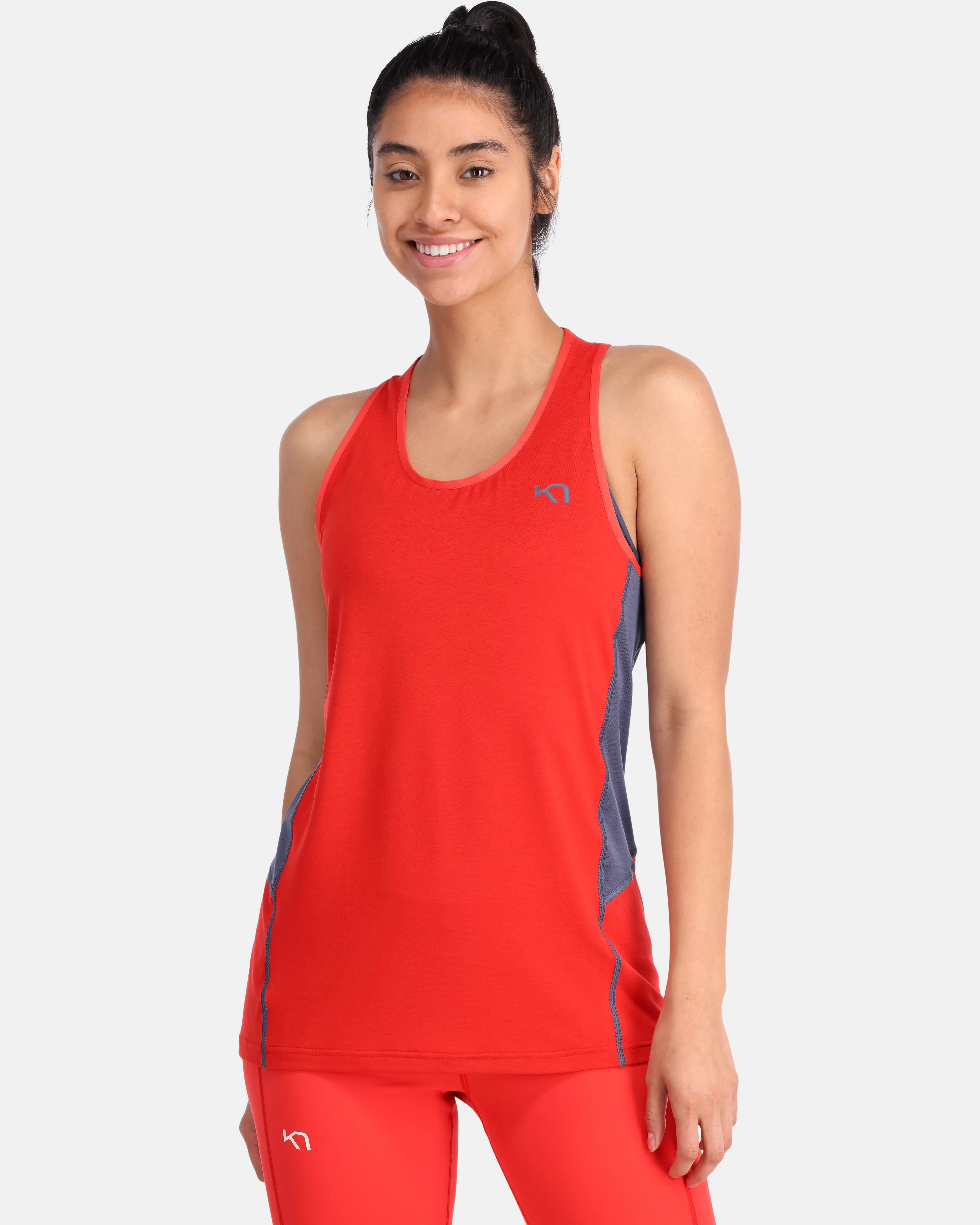 Ullsinglet | Superundertøy>Kari Traa Sval Singlet Heat Red