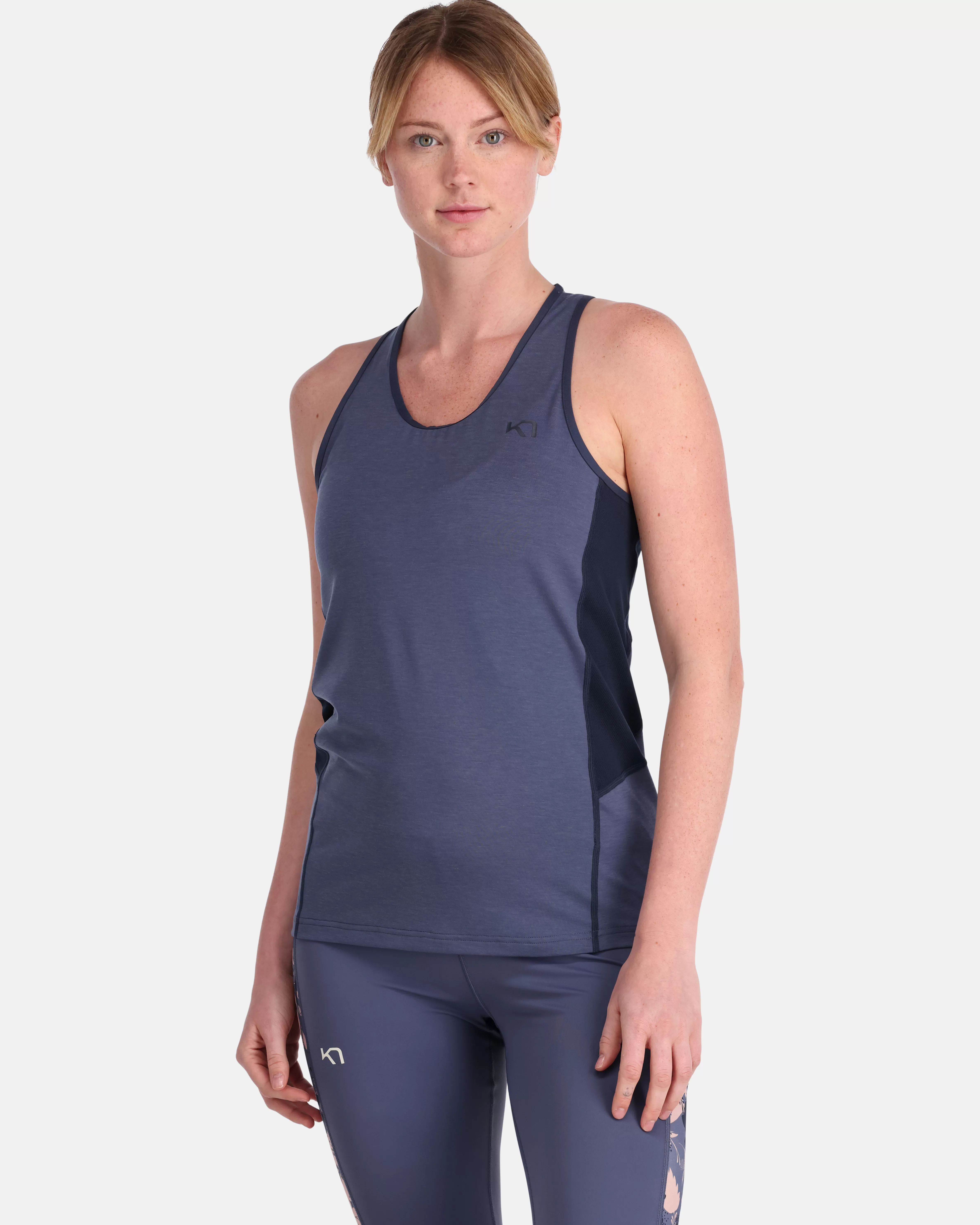 Ullsinglet | Superundertøy>Kari Traa Sval Singlet Moon Blue