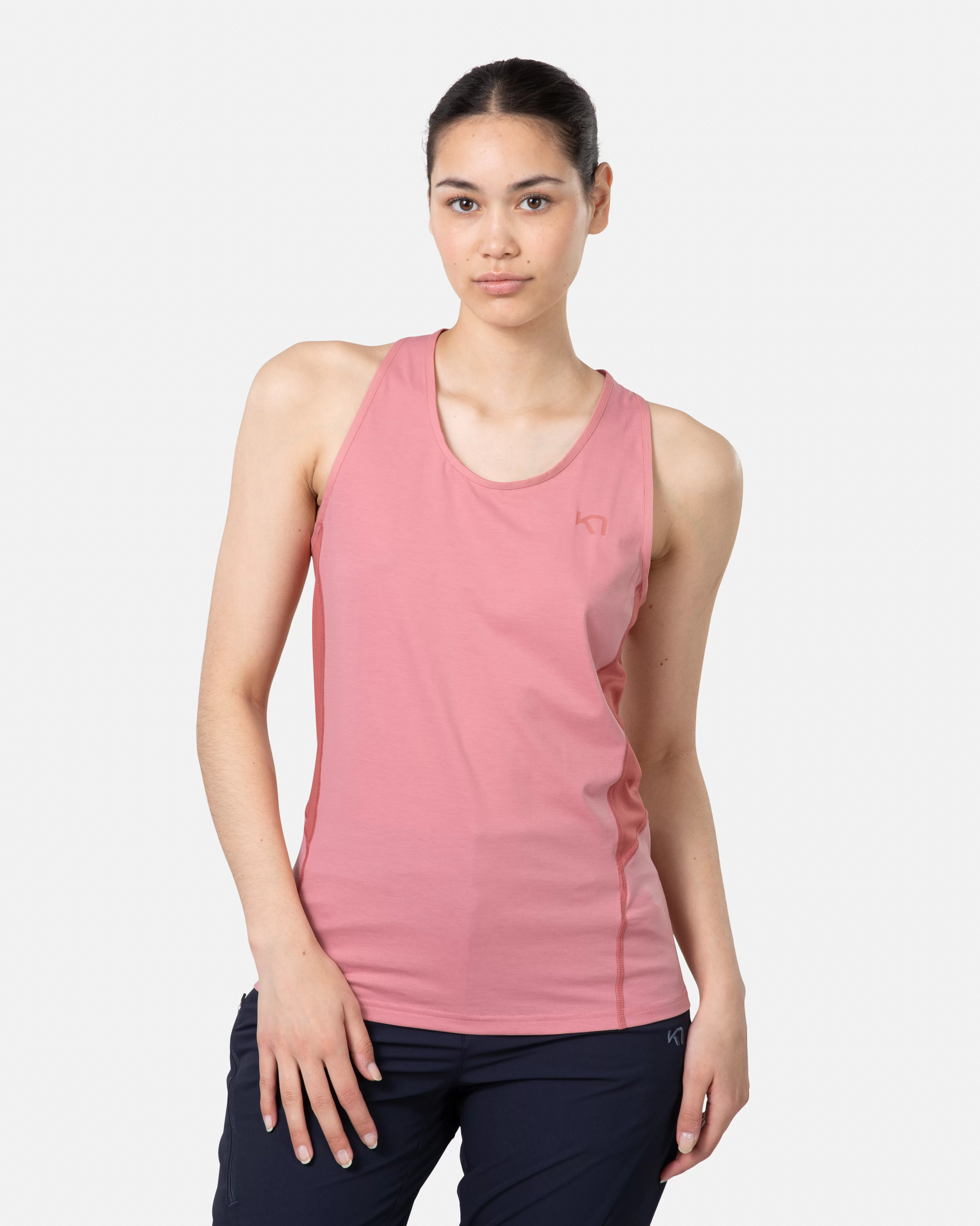 Ullsinglet | Superundertøy>Kari Traa Sval Singlet PASTEL DUSTY PINK