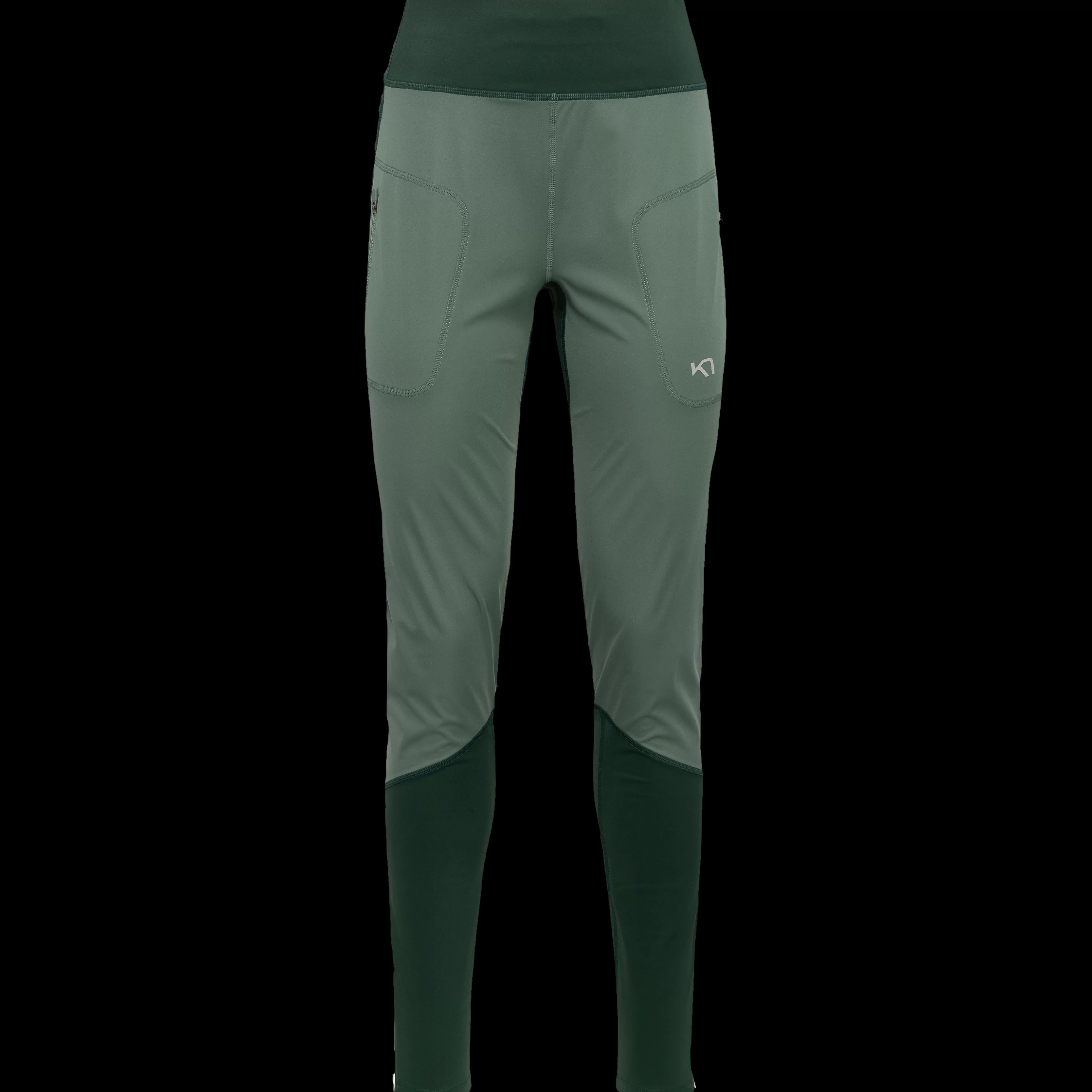 Turtightser og treningstightser>Kari Traa Tirill Thermal Tights Pine Green