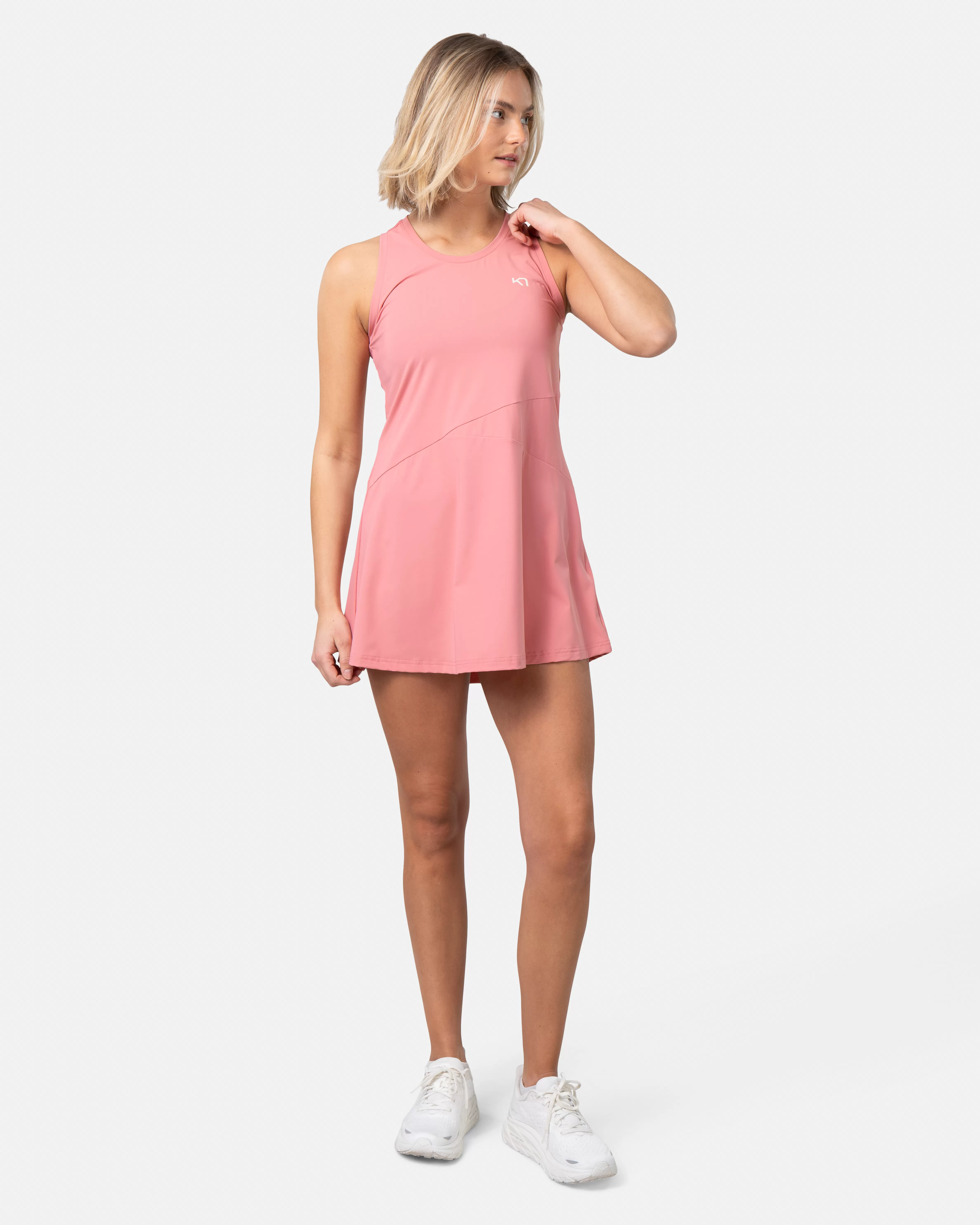 Shorts Og Skjørt>Kari Traa Vilde Kjole PASTEL DUSTY PINK